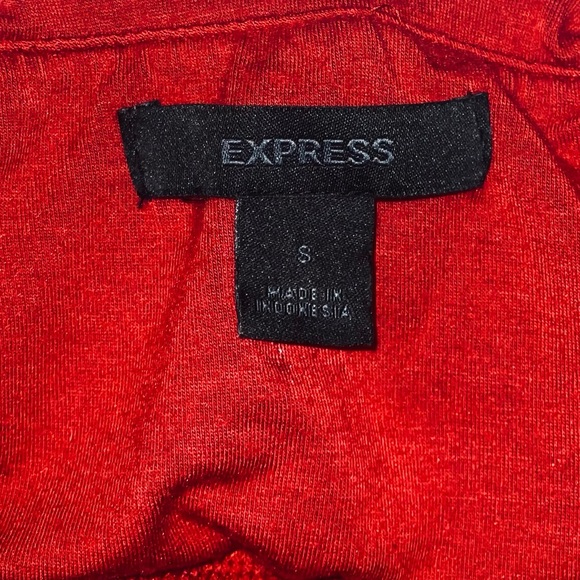 Express Red Tube Top - Picture 5 of 5